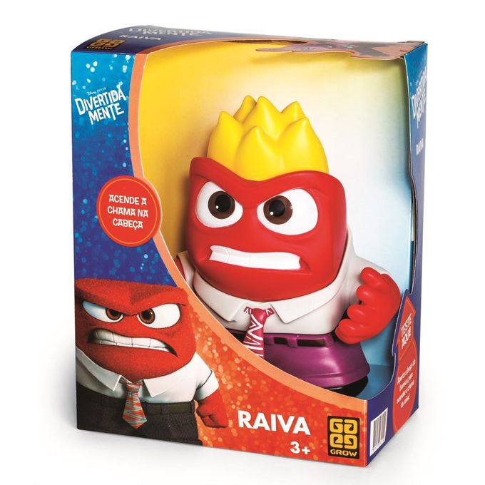 Boneco Divertida Mente - Raiva Grow - MP Brinquedos