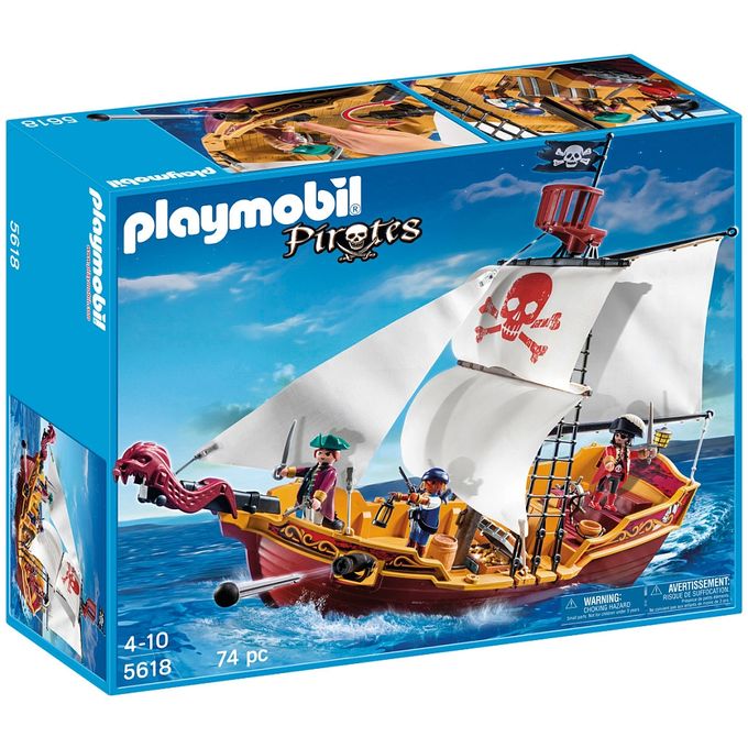 5618-PLAYMOBIL---NAVIO-PIRATA 5618-PLAYMOBIL---NAVIO-PIRATA