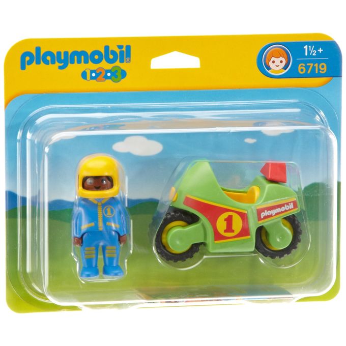 6719-PLAYMOBIL-1-2-3---MOTOCICLETA 6719-PLAYMOBIL-1-2-3---MOTOCICLETA