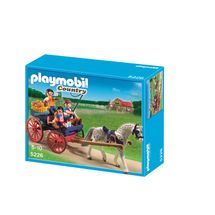 5226-PLAYMOBIL---CARRUAGEM-PUXADA-A-CAVALOS