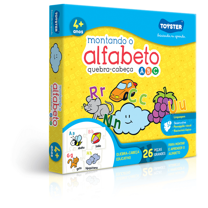 QUEBRA-CABECA-MONTANDO-O-ALFABETO-26-PECAS QUEBRA-CABECA-MONTANDO-O-ALFABETO-26-PECAS