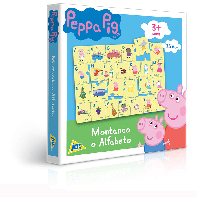 QUEBRA-CABECA-MONTANDO-O-ALFABETO-26-PECAS---PEPPA-PIG