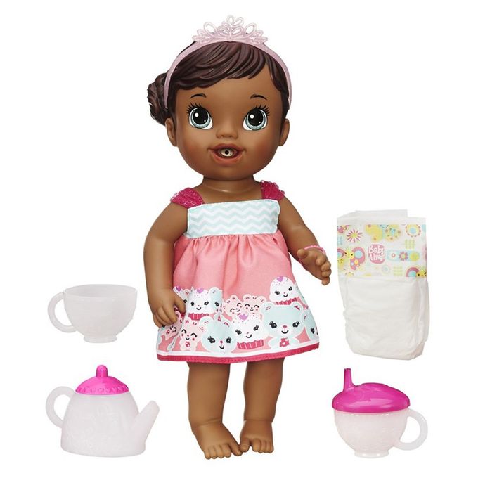 BONECA-BABY-ALIVE---HORA-DO-CHA-NEGRA BONECA-BABY-ALIVE---HORA-DO-CHA-NEGRA
