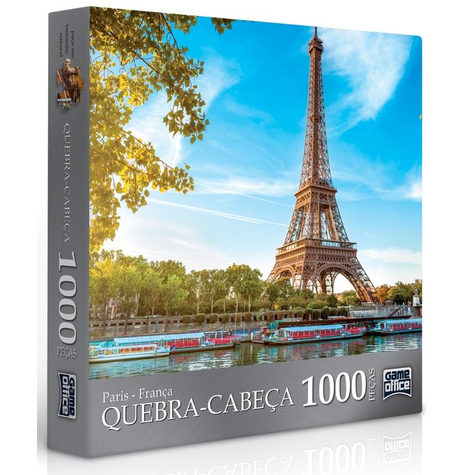 Quebra-Cabeça 1000 Peças - Paris - França - TOYSTER