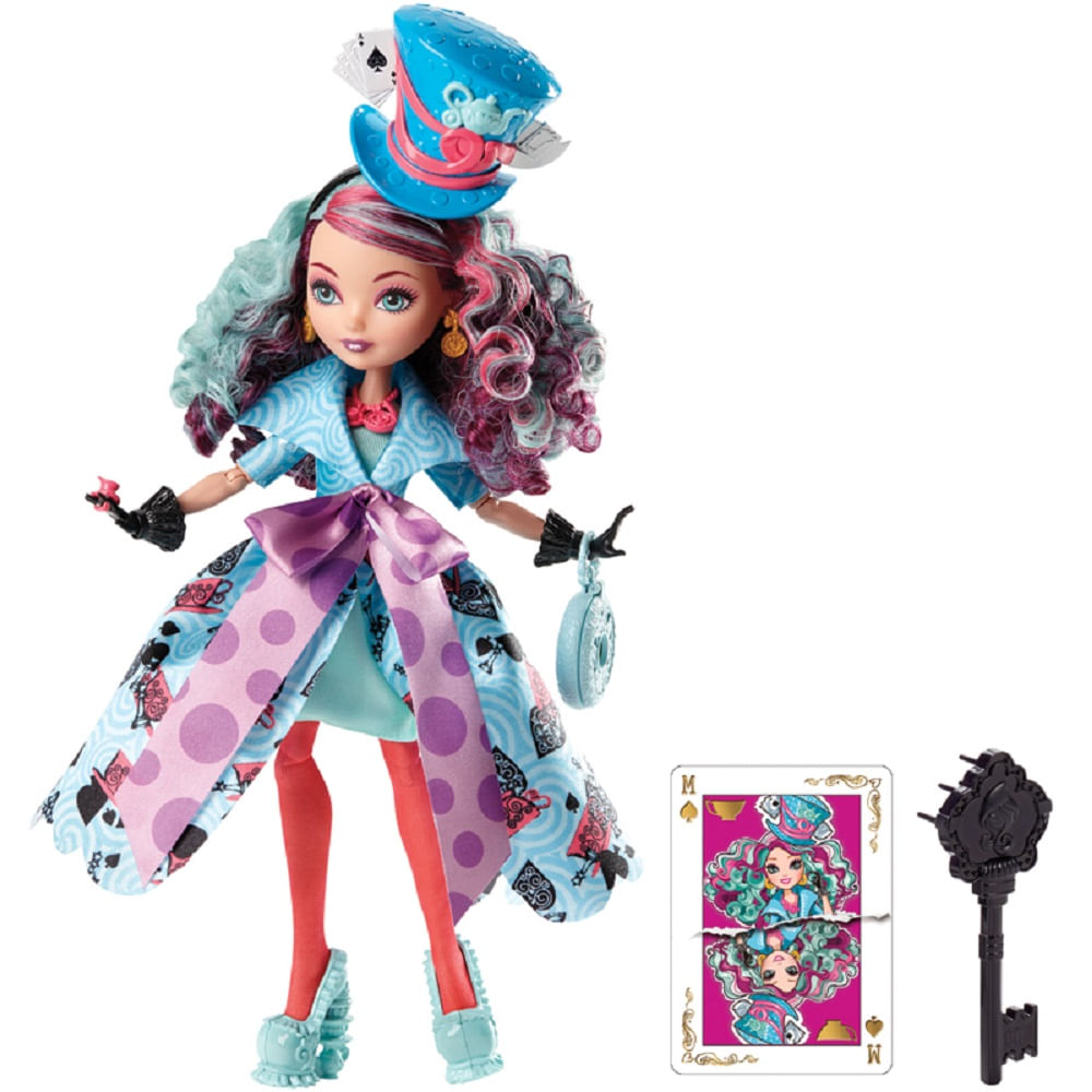 Boneca Ever After High - No País Das Maravilhas - Madeline Hatter Cjf40 -  MP Brinquedos