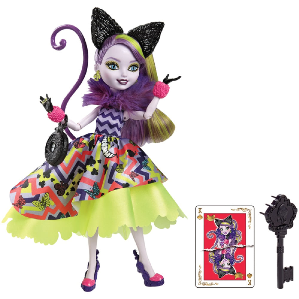 Boneca Ever After High - No País Das Maravilhas - Kitty Cheshire