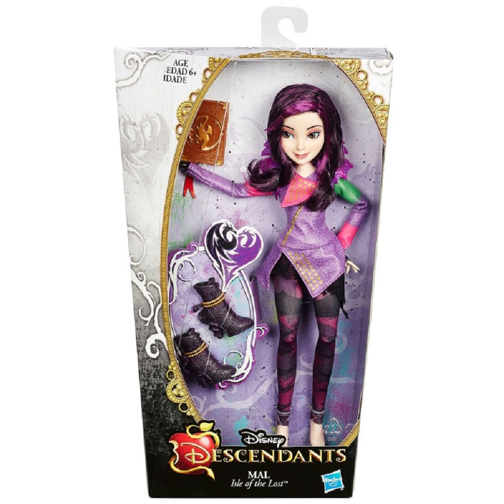 Boneca Disney Descendants - Descendentes Dos Vilões Casual - Mal B3114 ...
