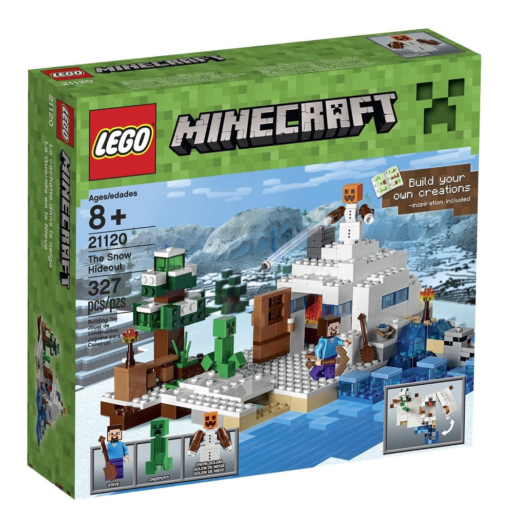 21120 Lego Minecraft - O Esconderijo Da Nave - MP Brinquedos
