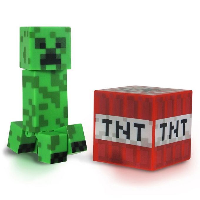 Boneco Minecraft C/Acessório - Creeper - MP Brinquedos