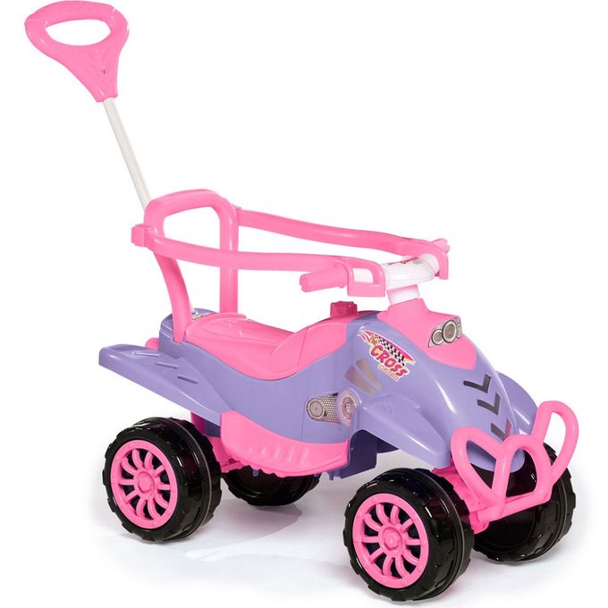 Quadriciclo Cross Completo Pink Calesita - MP Brinquedos