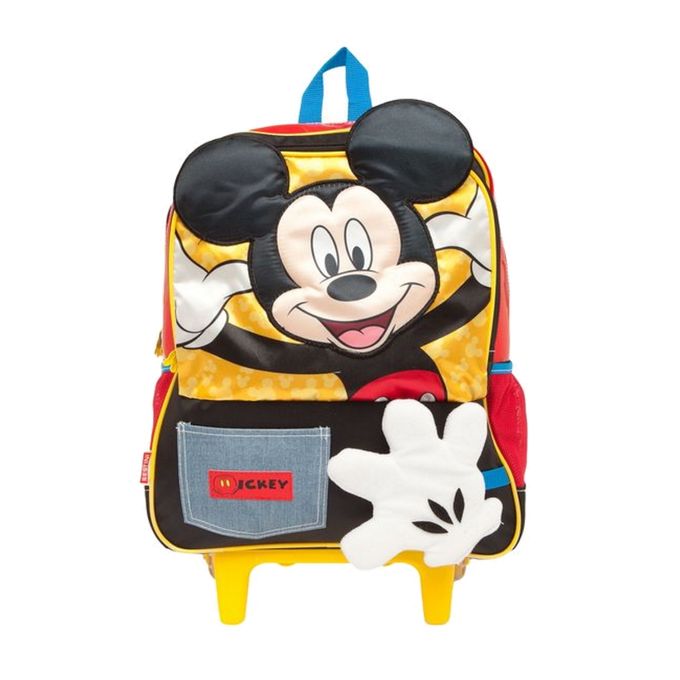 MOCHILA-C-RODINHAS-MICKEY-G-64030 MOCHILA-C-RODINHAS-MICKEY-G-64030