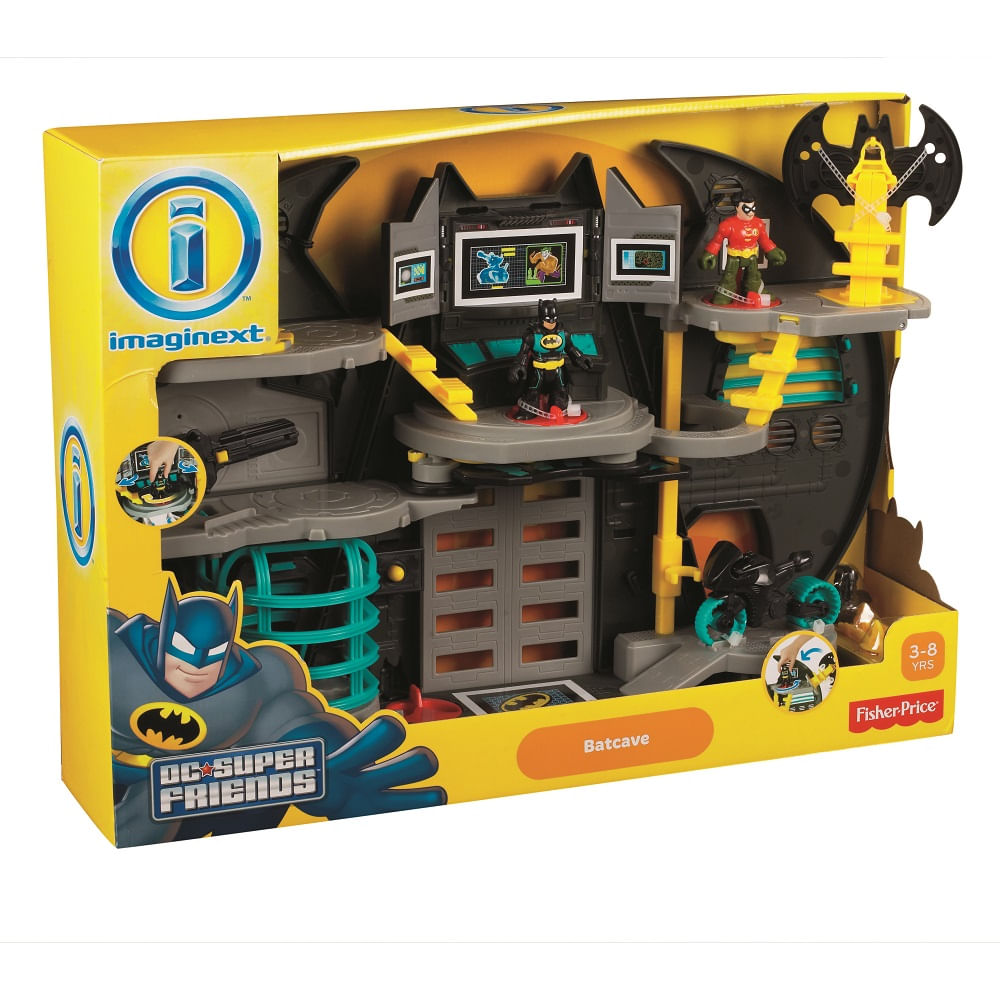 Imaginext - Batman Batcaverna Nova - MP Brinquedos