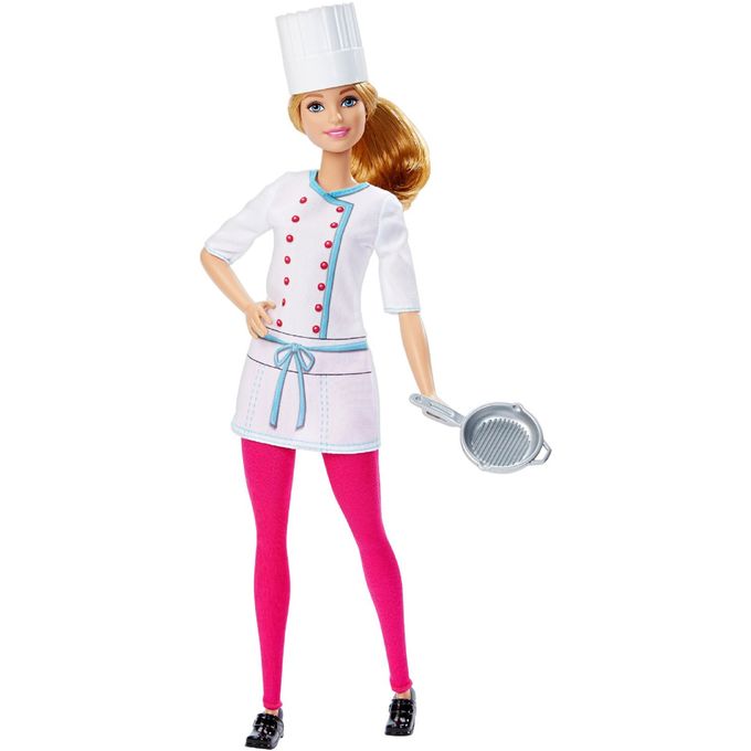Boneca Barbie Profissões - Chef de Cozinha Dhb22 - MP Brinquedos