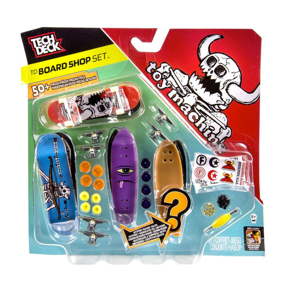 SKATE DE DEDO TECH DECK 96MM FINGERBOARD MULTIKIDS BR263 SORT