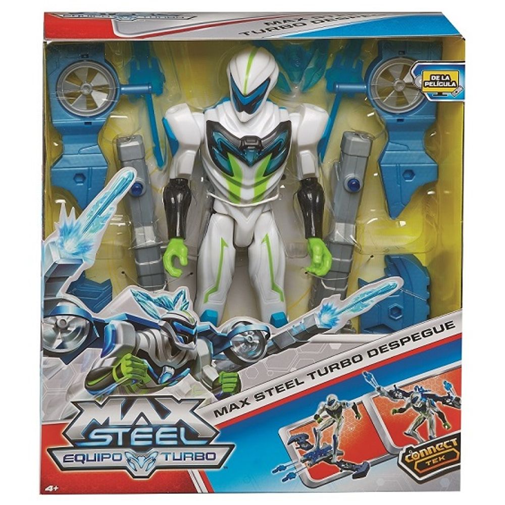 Boneco Max Steel - Max Ataque Aéreo - MP Brinquedos