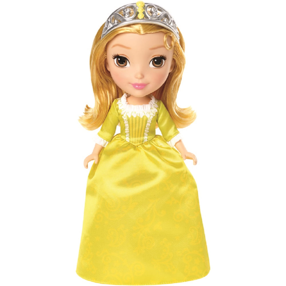 Boneca Princesa Sofia Disney - Grande - Amber (vestido Amarelo) Cmt55 - MP  Brinquedos