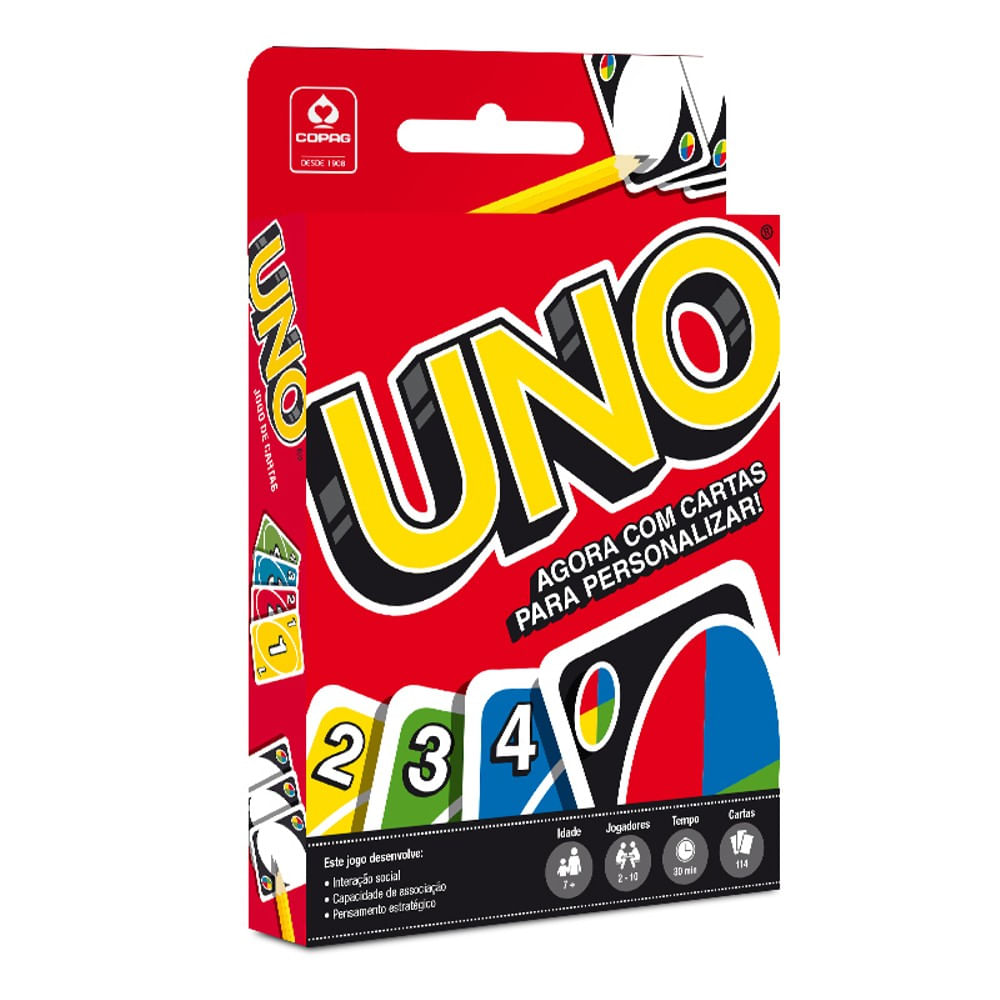 Jogo Uno – Copag – Original – Maior Loja de Brinquedos da Região