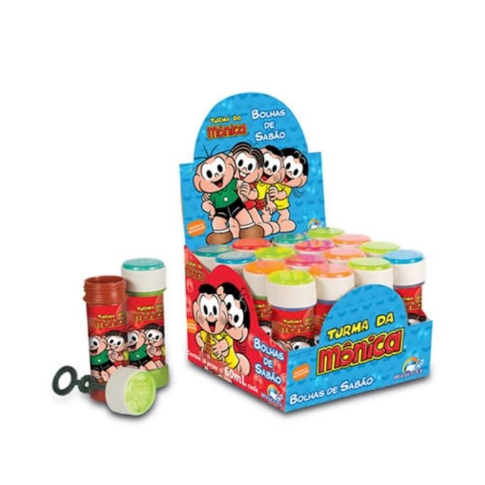Kit-Bolha-de-Sabao-Turma-da-Monica-16-Pecas Kit-Bolha-de-Sabao-Turma-da-Monica-16-Pecas