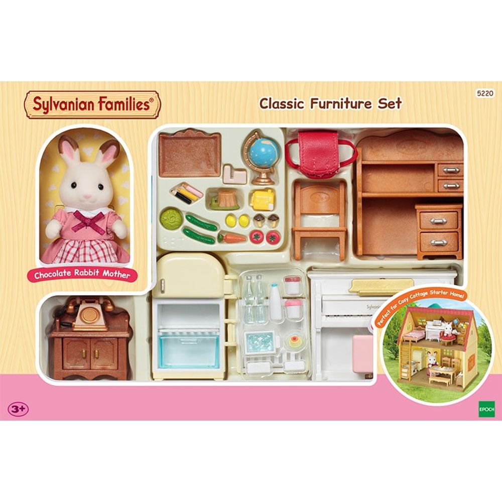 Sylvanian Families Conjunto Móveis Clássicos - MP Brinquedos