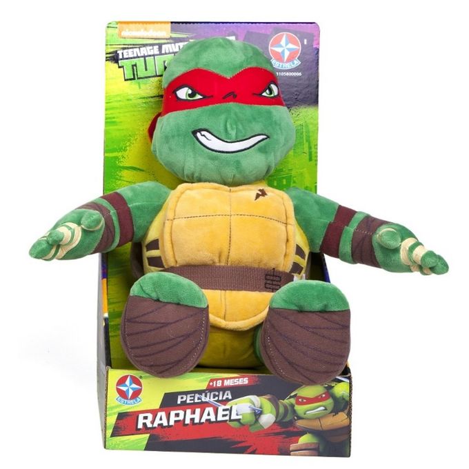 Boneco-Pelucia-Tartarugas-Ninja---Rafael---Estrela Boneco-Pelucia-Tartarugas-Ninja---Rafael---Estrela