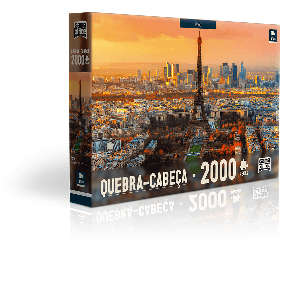 Quebra-Cabeça - 1000 Peças - Game Office - Paris - Toyster