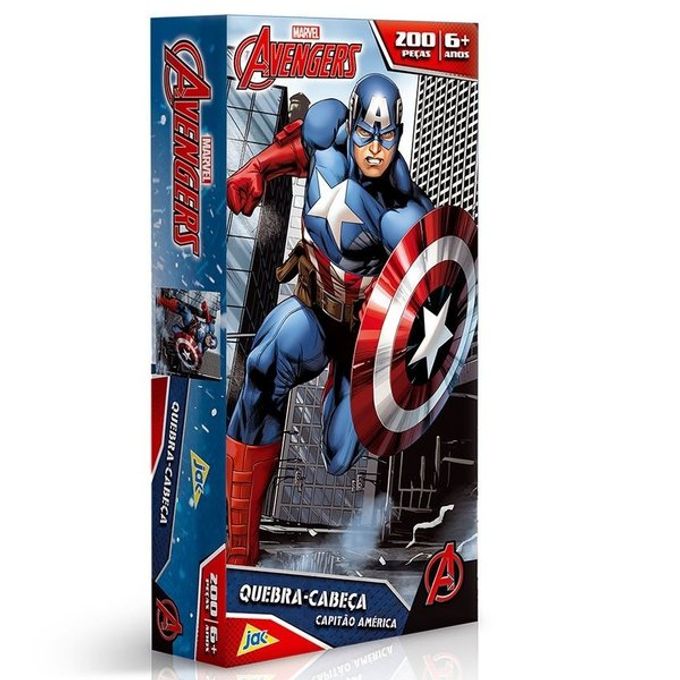 quebra-cabeca-200-pecas-capitao-america-embalagem quebra-cabeca-200-pecas-capitao-america-embalagem