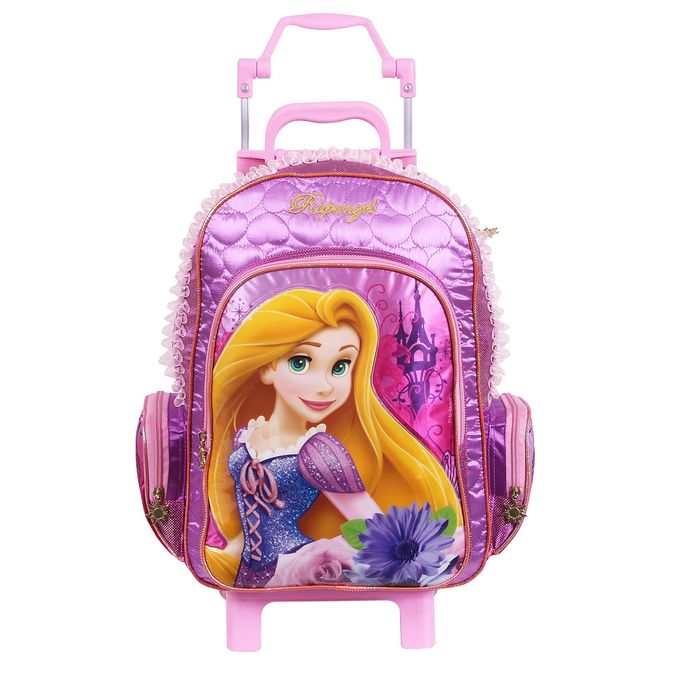 mochila-com-rodinhas-rapunzel-conteudo mochila-com-rodinhas-rapunzel-conteudo