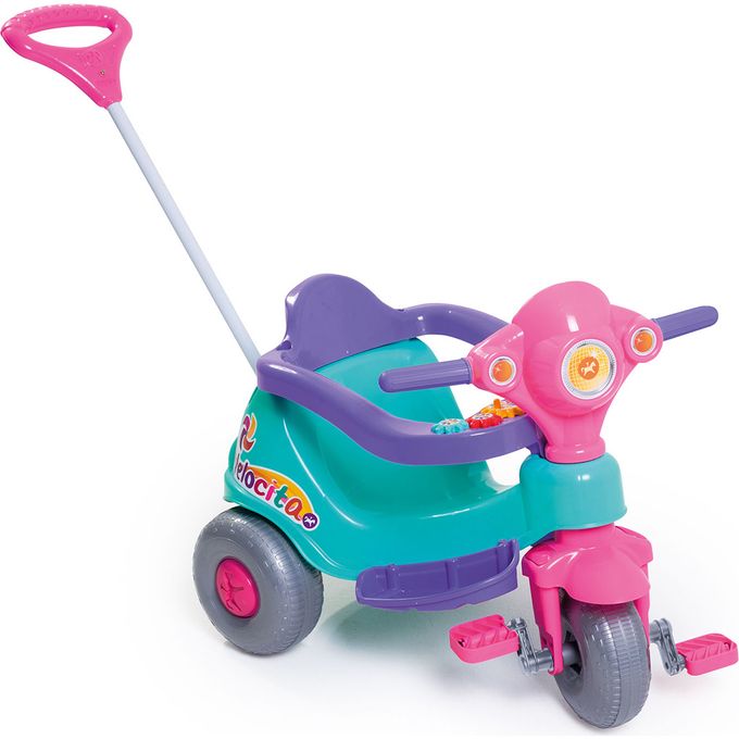 triciclo-velocita-rosa-conteudo triciclo-velocita-rosa-conteudo