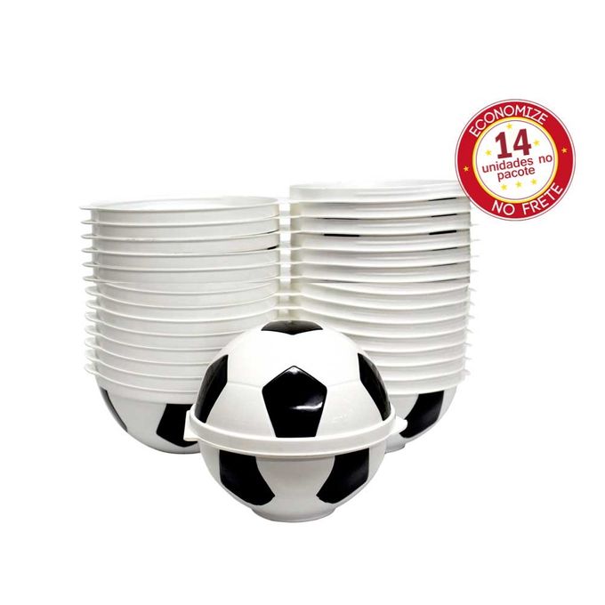 Kit-Porta-Mix-Bola-de-Futebol-14-Unidades--Plasutil--- Kit-Porta-Mix-Bola-de-Futebol-14-Unidades--Plasutil---
