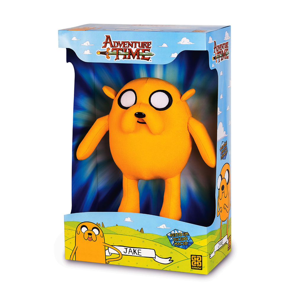 Adventure Time - Boneco Jake Hora da Aventura 28cm - MP Brinquedos