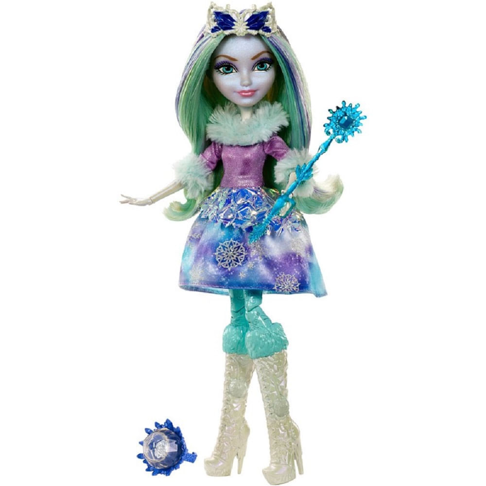 Ever After High Boneca Feitiço de Inverno - Crystal Winter Dkr67 - MP  Brinquedos