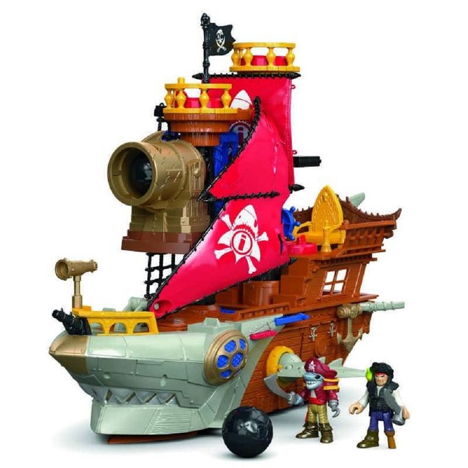 imaginext-navio-pirata-tubarao-conteudo imaginext-navio-pirata-tubarao-conteudo