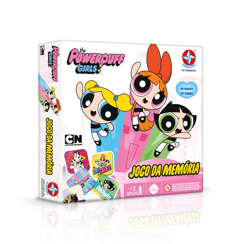 Jogo da Memória As Meninas Super Poderosas - Estrela - MP Brinquedos