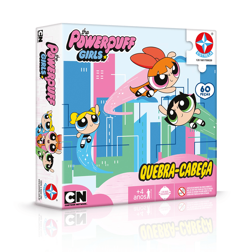 Quebra Cabeca 60 Pecas As Meninas Super Poderosas Estrela Mp Brinquedos