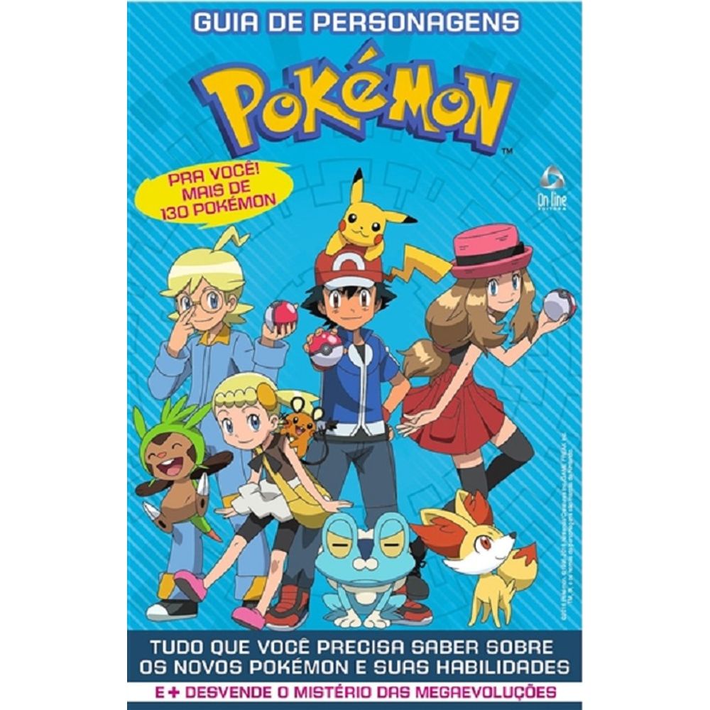 Livro Pokémon - Guia de Personagens