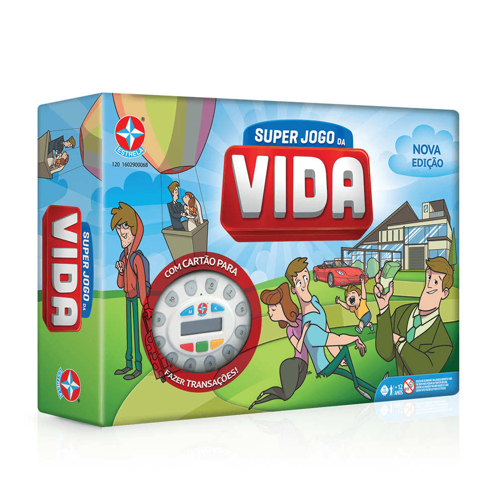 Super Jogo da Vida 1201602900068/ Estrela - Ratimbum Brinquedos e Papelaria