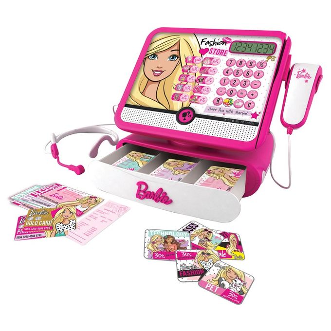 Caixa Registradora Barbie Luxo - Fun - FUN