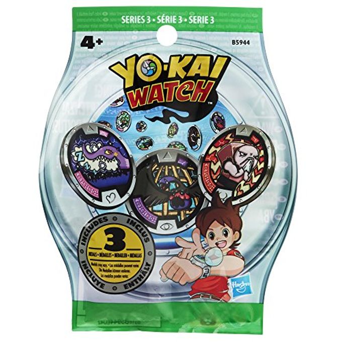 Relógio Hasbro Yo-Kai Yokai Medalhas Série 1 2 Ce Gas Lacrada