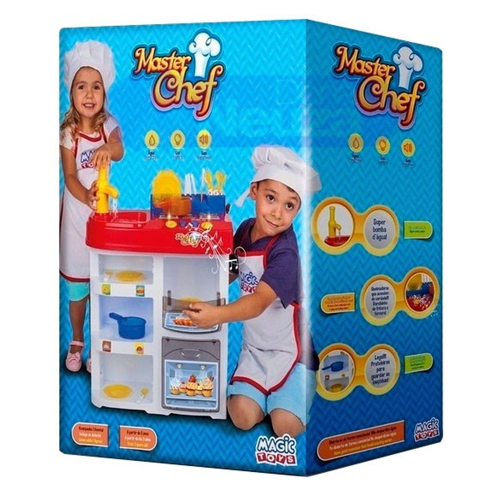 Cozinha Infantil Master Chef Kids - Magic Toys - MP Brinquedos