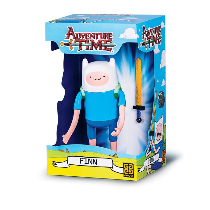 Adventure Time - Boneco Finn Hora da Aventura 21cm - Grow - MP Brinquedos