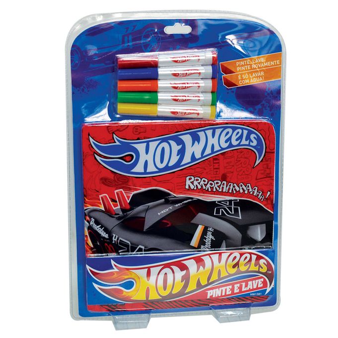 pinte-e-lave-hot-wheels-embalagem pinte-e-lave-hot-wheels-embalagem