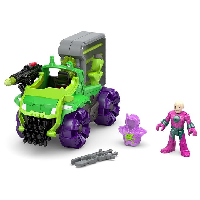 imaginext-veiculo-lex-luthor-conteudo imaginext-veiculo-lex-luthor-conteudo