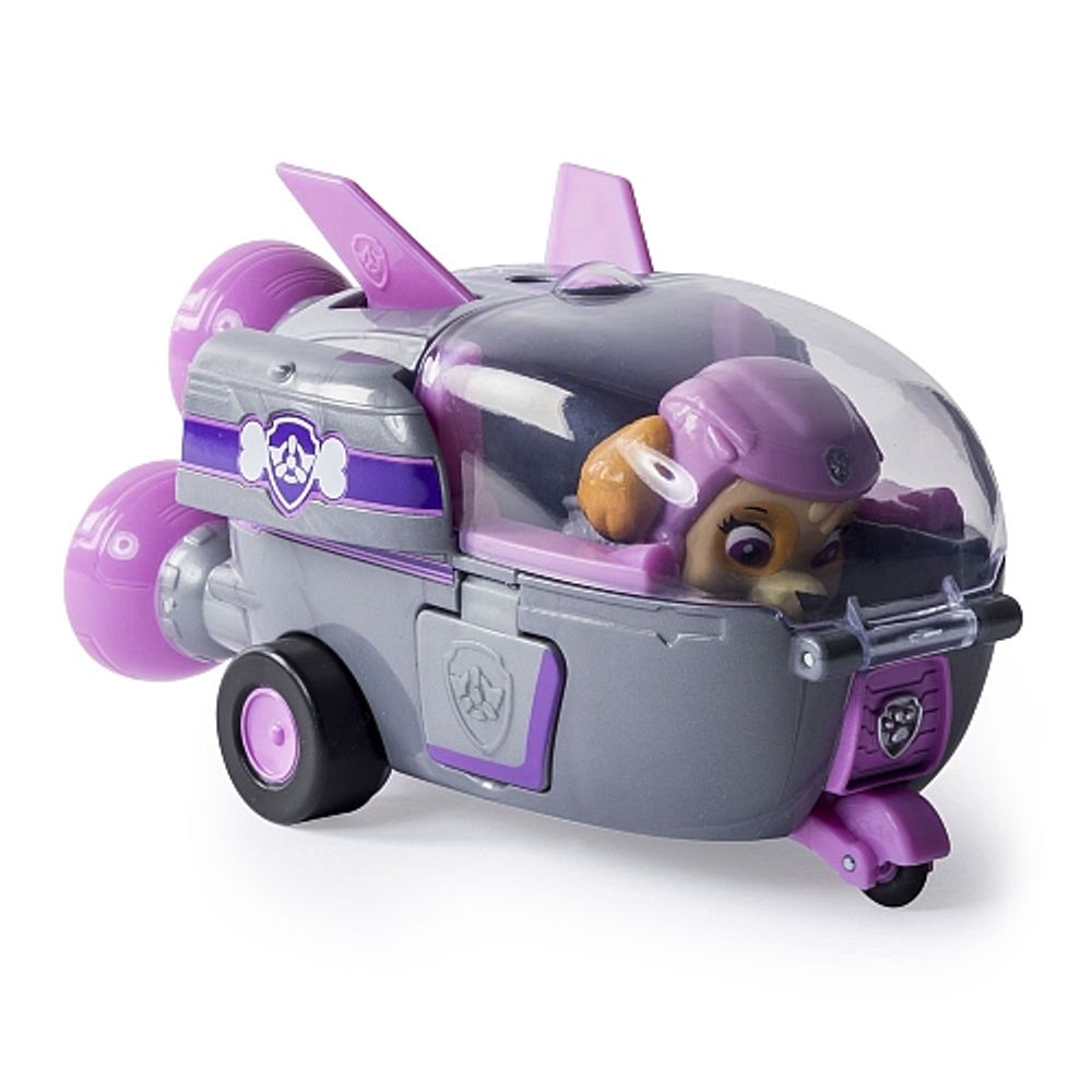 Carrinho Patrulha Canina com Boneco - Skye (rosa) com Nave Espacial ...