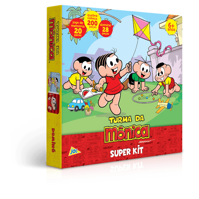 super-kit-turma-da-monica-embalagem super-kit-turma-da-monica-embalagem