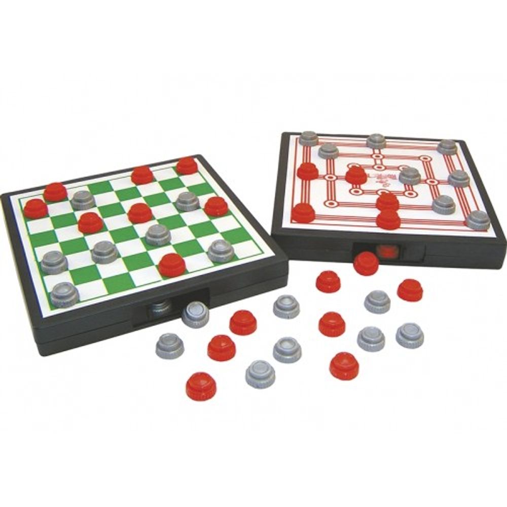 Jogo de Dama e Trilha - Artoys - MP Brinquedos