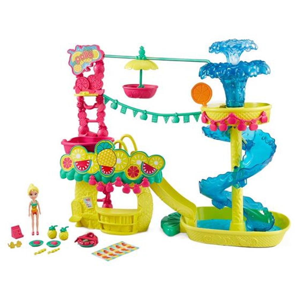 Polly Pocket Parque Aquático Dos Abacaxis Mattel GFR02 - Star Brink  Brinquedos