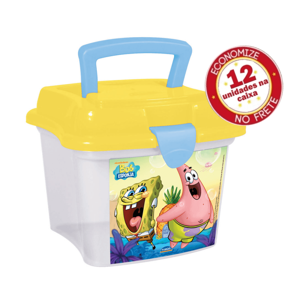 Kit 40 Caixas Bob Esponja