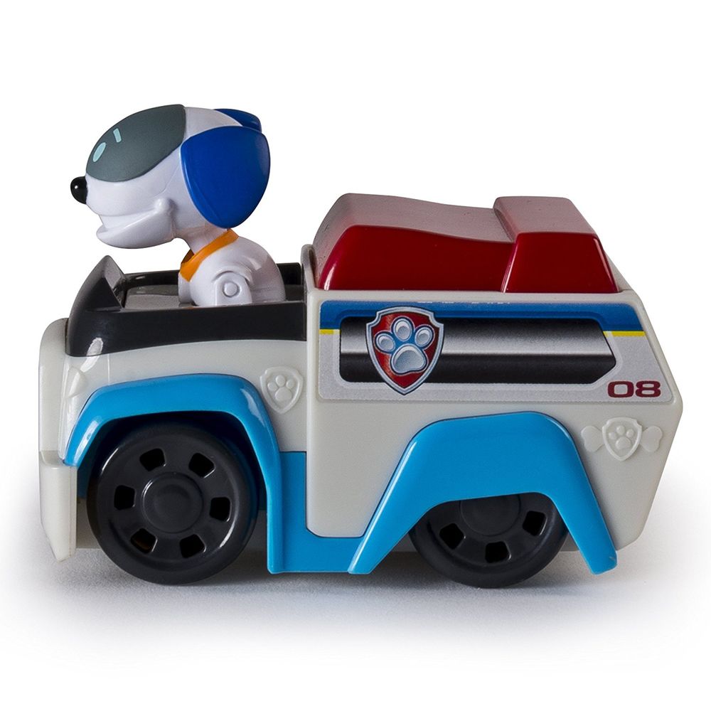 Mini Carrinho Patrulha Canina - Robo Dog (branco) - MP Brinquedos