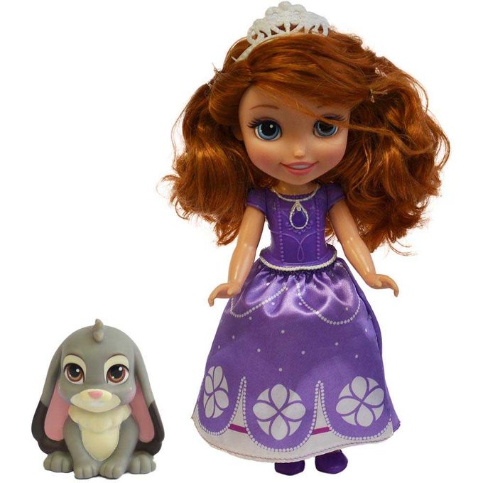 Boneca Princesa Sofia Disney - Grande - Amber (vestido Amarelo) Cmt55 - MP  Brinquedos