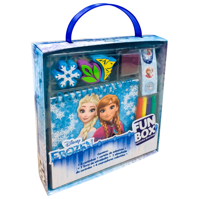 Livro Disney Fun Box Caixinha Divertida - Frozen - EDITORA DCL